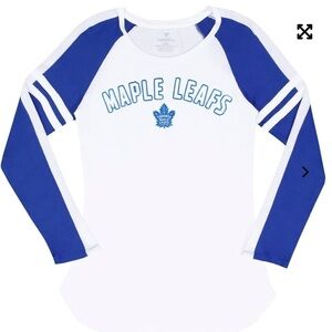 Women's Toronto Maple Leafs Long Sleeve Tee New with tag